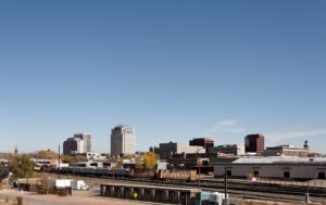 Colorado Springs skyline image.