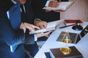 Greeley personal injury lawyer at his desk