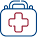 Medical kit icon