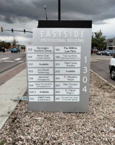 Wilhite Law firm Colorado Springs office street sign