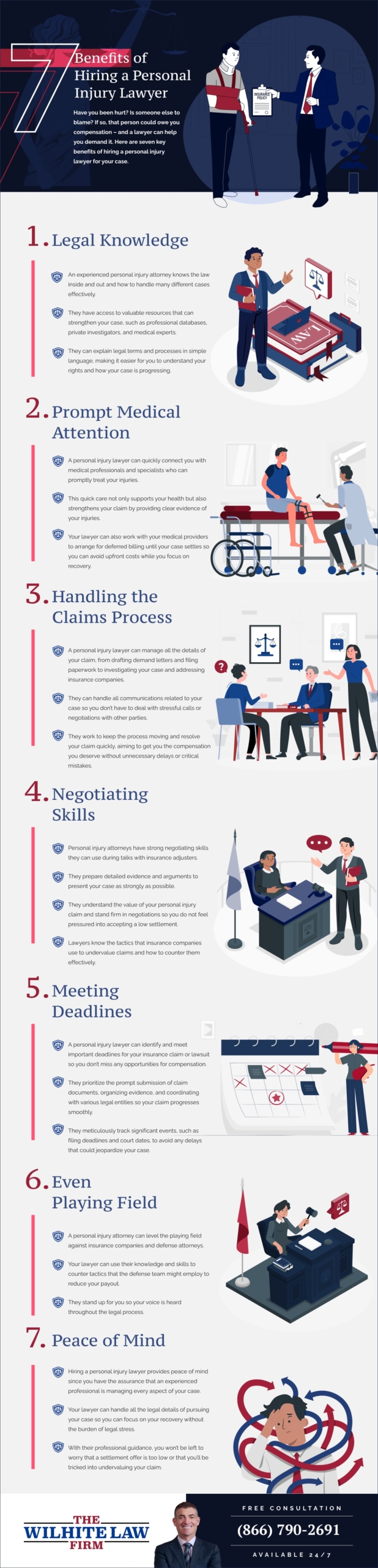 7 beneficios de contratar a un abogado de lesiones personales 1